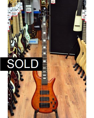 Spector Euro Rebop 5DLXFM Amberburst